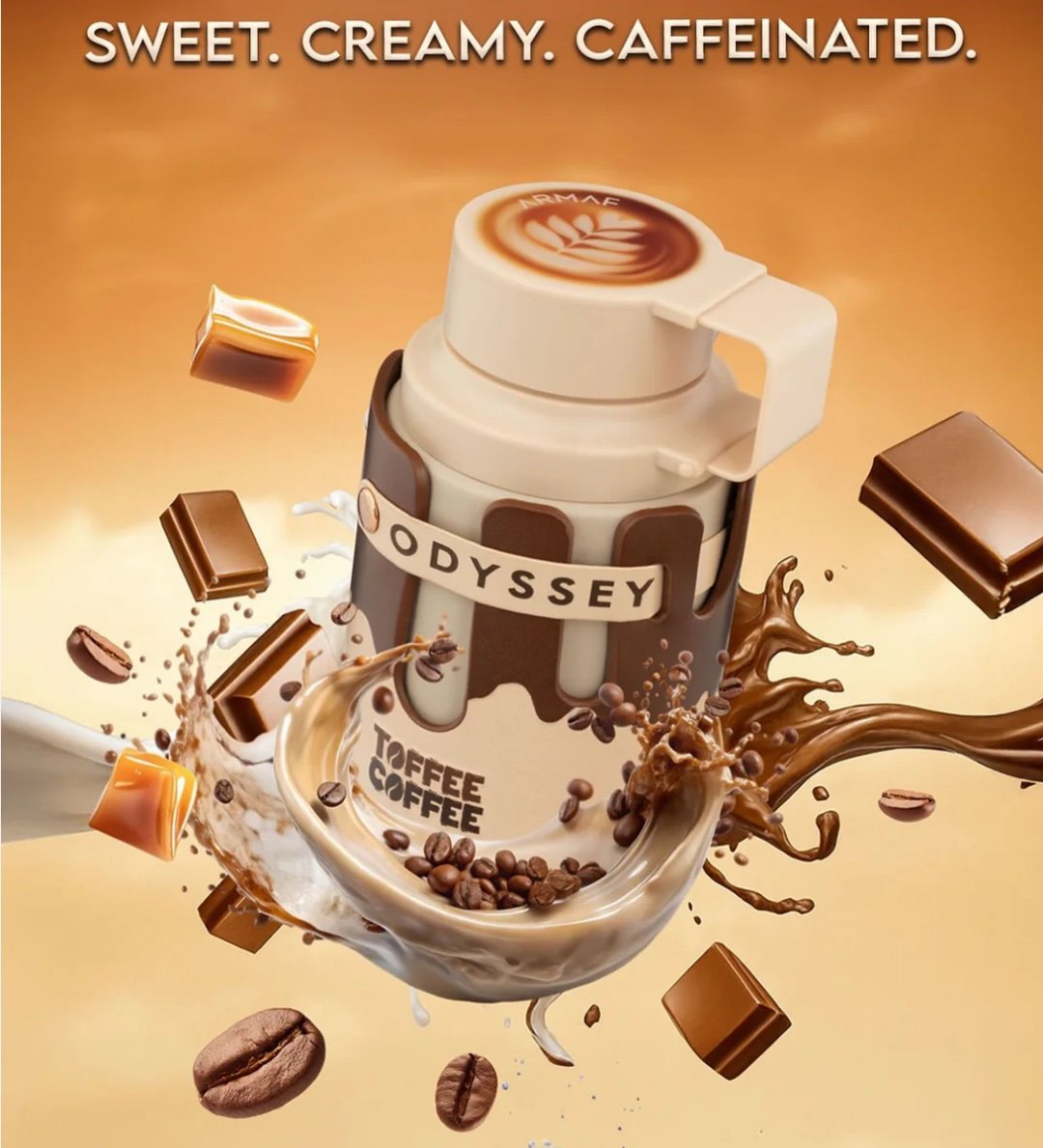 ODYSSEY TOFFEE COFFEE CAFE EDITION UNISEX EDP - 100ML (3.4oz) by ARMAF